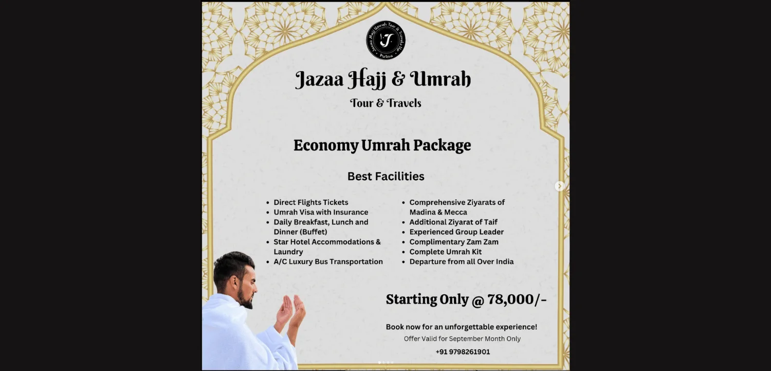 Jazaa Hajj Umrah work sample